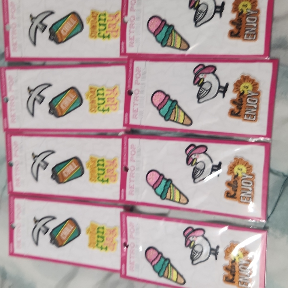 NWT Bundle of Iron-On Summer Fun